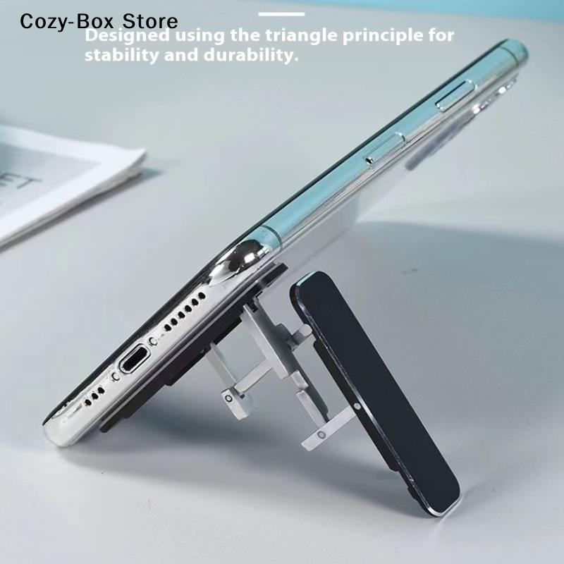 Phone Stand Aluminum - 1/3 adet Mini görünmez katlanabilir cep