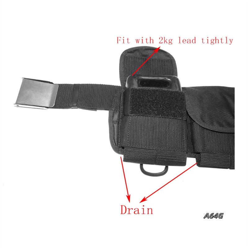 Tech Diving Accessories - Ayarlanabilir Tüplü Dalış Ağırlık Kemeri Hızlı