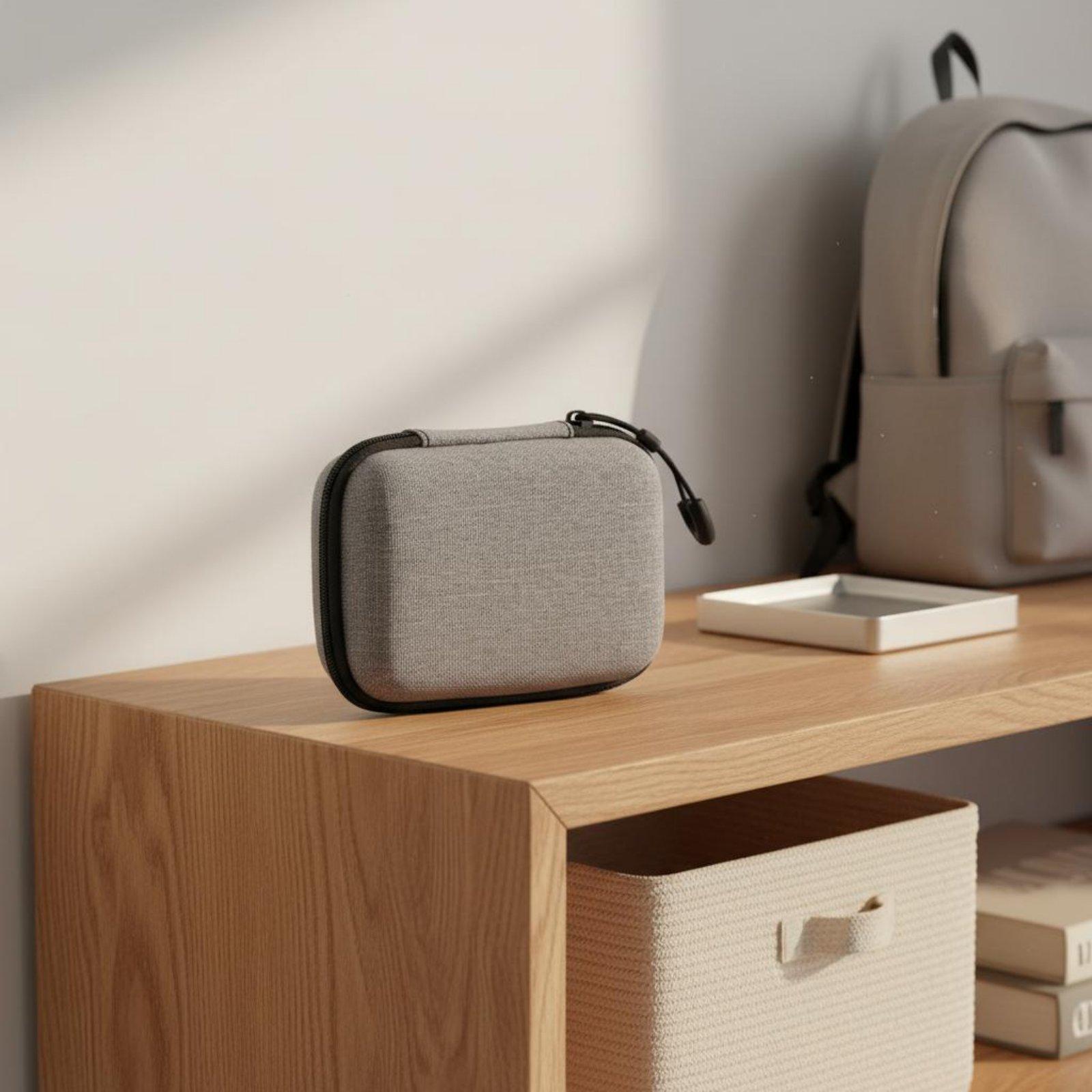 Travel Cable Organizer - Kablo Saklama Kutusu Çok Yönlü Elektronik