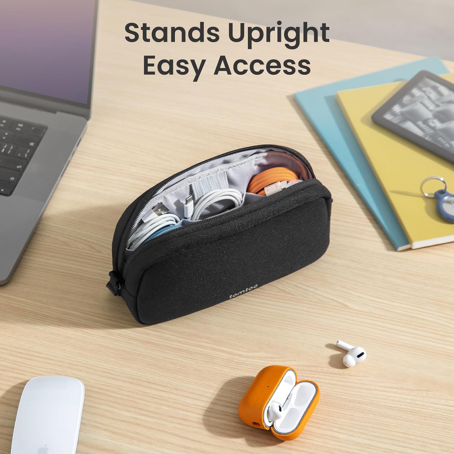 Tech Accessories Travel Organizer Pouch - Elektronik Cihaz Düzenleyici Seyahat Çantası Su