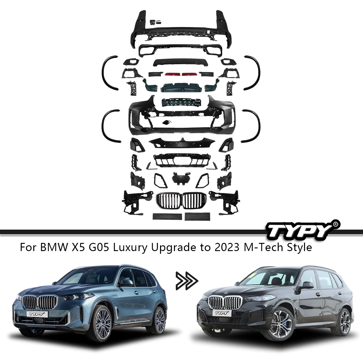 M Tech Accessories - BMW X5 G05 2023 İçin Yüksek