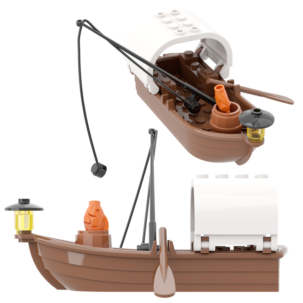 Tech Diving Accessories - Şehir Yaratıcılığı Ortaçağ Korsan Gemisi Balıkçı
