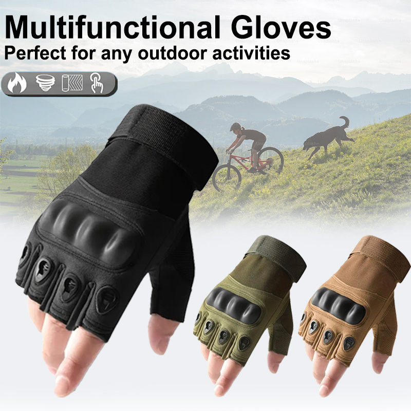 Tech Wear Accessories - Erkekler için 1 Çift Taktik Parmaksız