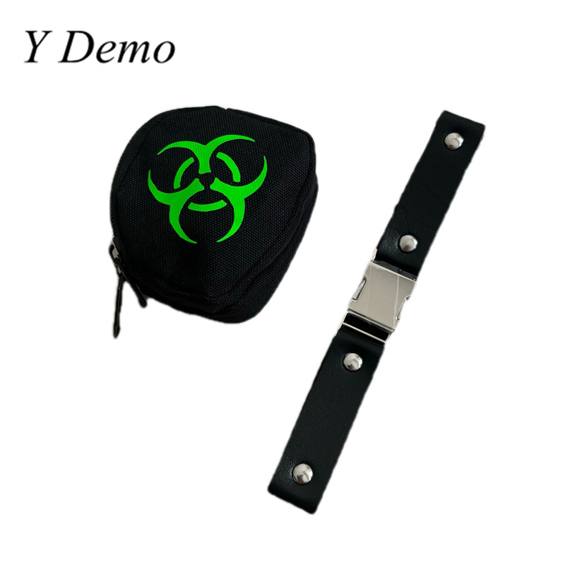 Tech Wear Accessories - Y Demo Techwear Biohazard Küçük Çanta