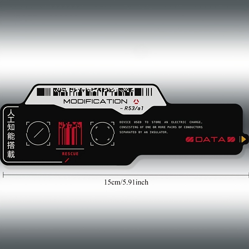 Tech Accessories For Laptop - Cyberpunk Tech QR Kodu Su Geçirmez