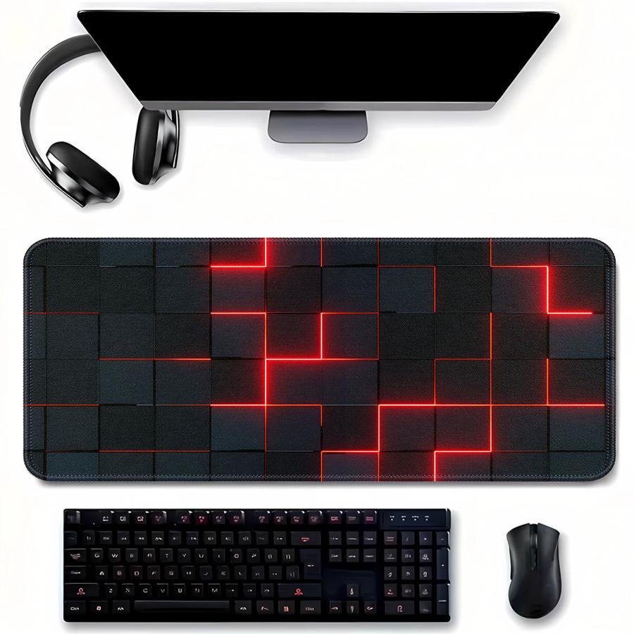 Tech Accessories For Laptop - Neon Kare Teknoloji Mouse Pad Oyun
