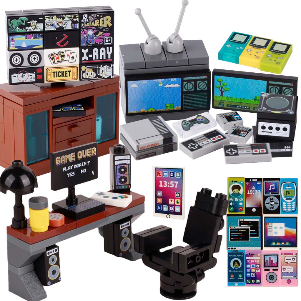 Tech Diving Accessories - MOC Oyun Konsolu Bilgisayar Modeli Yapı