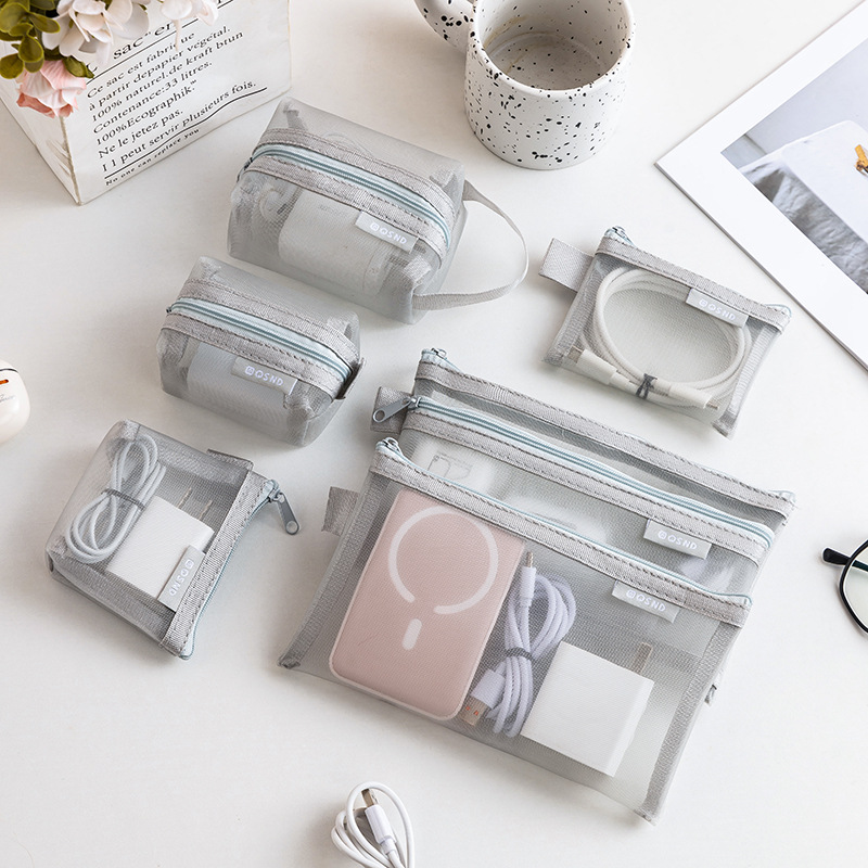 Şeffaf ağ desenli veri kablosu - Travel Cable Organizer incelemesi ve fiyatı