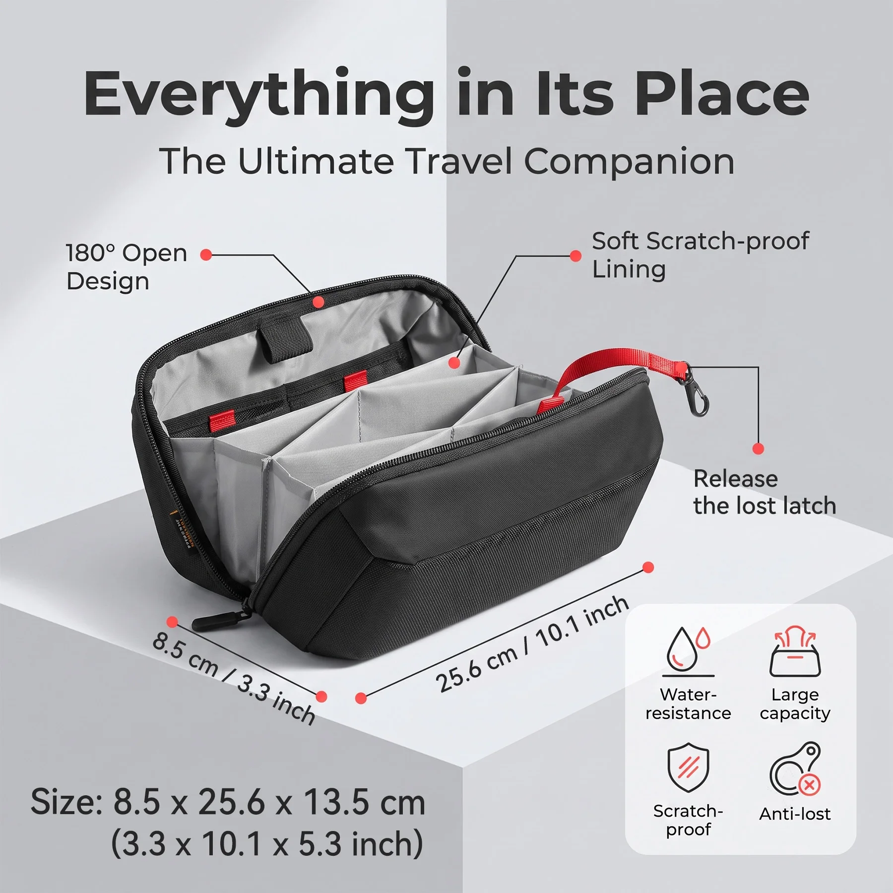 Seyahat Teknolojisi Düzenleyic - Tech Accessories Travel Organizer Pouch incelemesi ve fiyatı