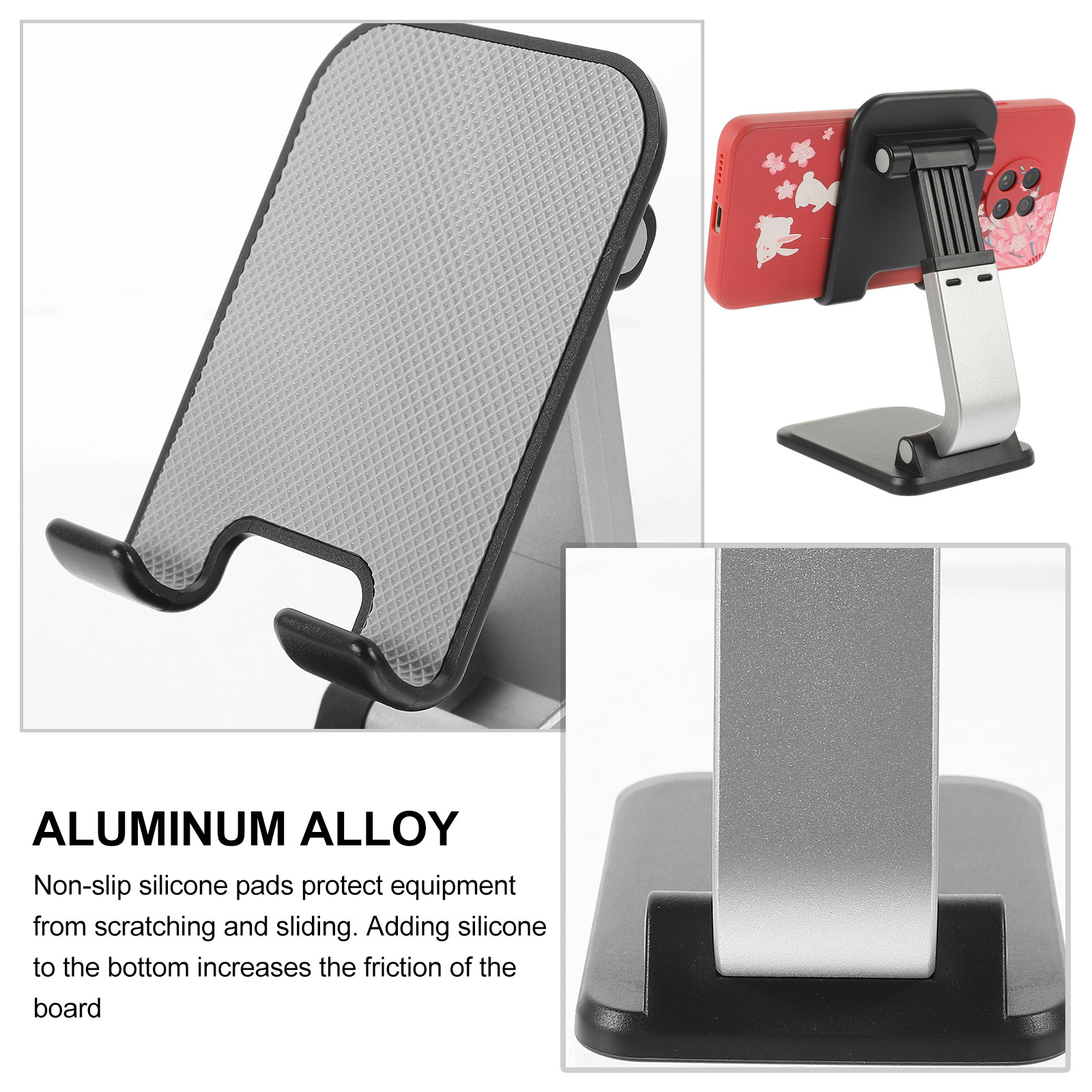 Silikon Tutuculu, Ayarlanabili - Phone Stand Aluminum incelemesi ve fiyatı