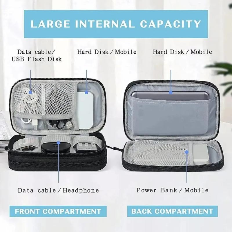 1 adet gri/siyah/pembe/laciver - Travel Cable Organizer incelemesi ve fiyatı