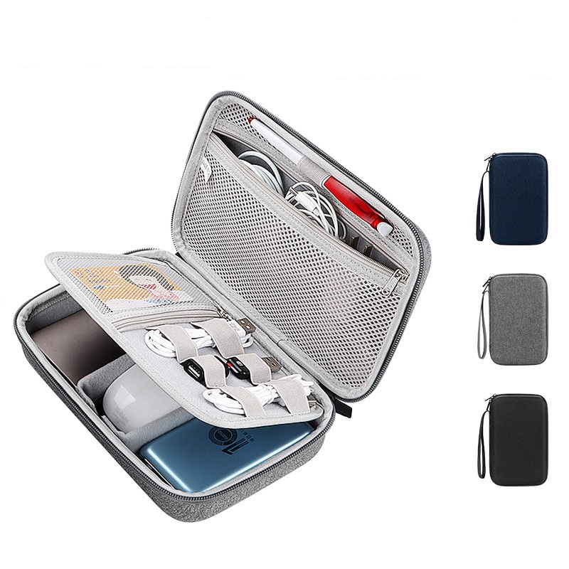 Taşınabilir Su Geçirmez EVA Se - Tech Accessories Travel Organizer Pouch incelemesi ve fiyatı