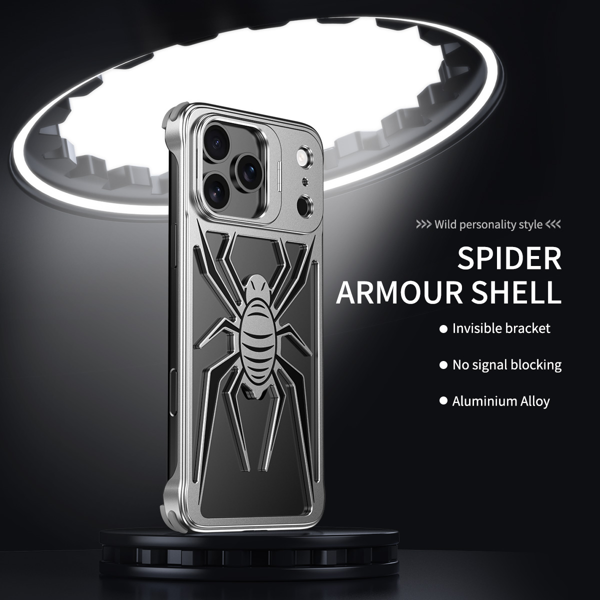 Lüks Örümcek Zırhı Metal Telef - Phone Stand Aluminum incelemesi ve fiyatı