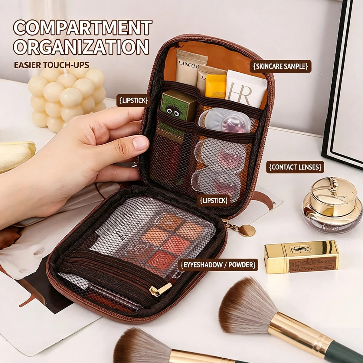 Şeffaf Taşınabilir Kozmetik Ça - Travel Cable Organizer incelemesi ve fiyatı